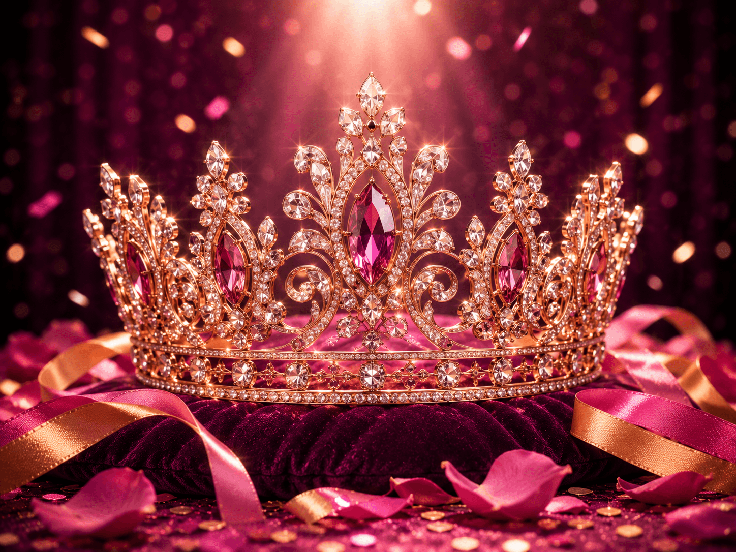Tri-State Finals — diamond and rose-gold championship crown